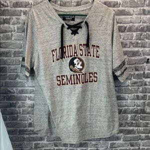 Florida‎ State Varsity Women's Plus Gray T-Shirt